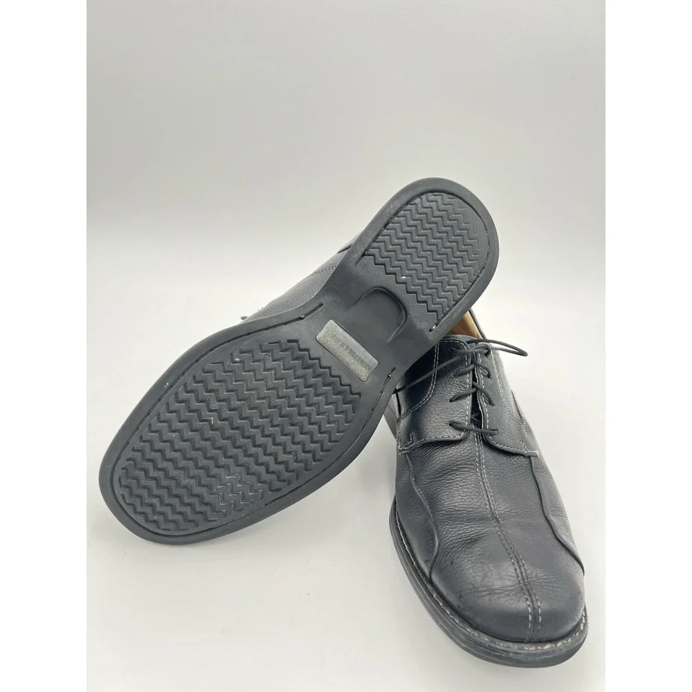 Johnston & Murphy Men's Black Leather Oxford Dress Shoes Business Formal 10.5